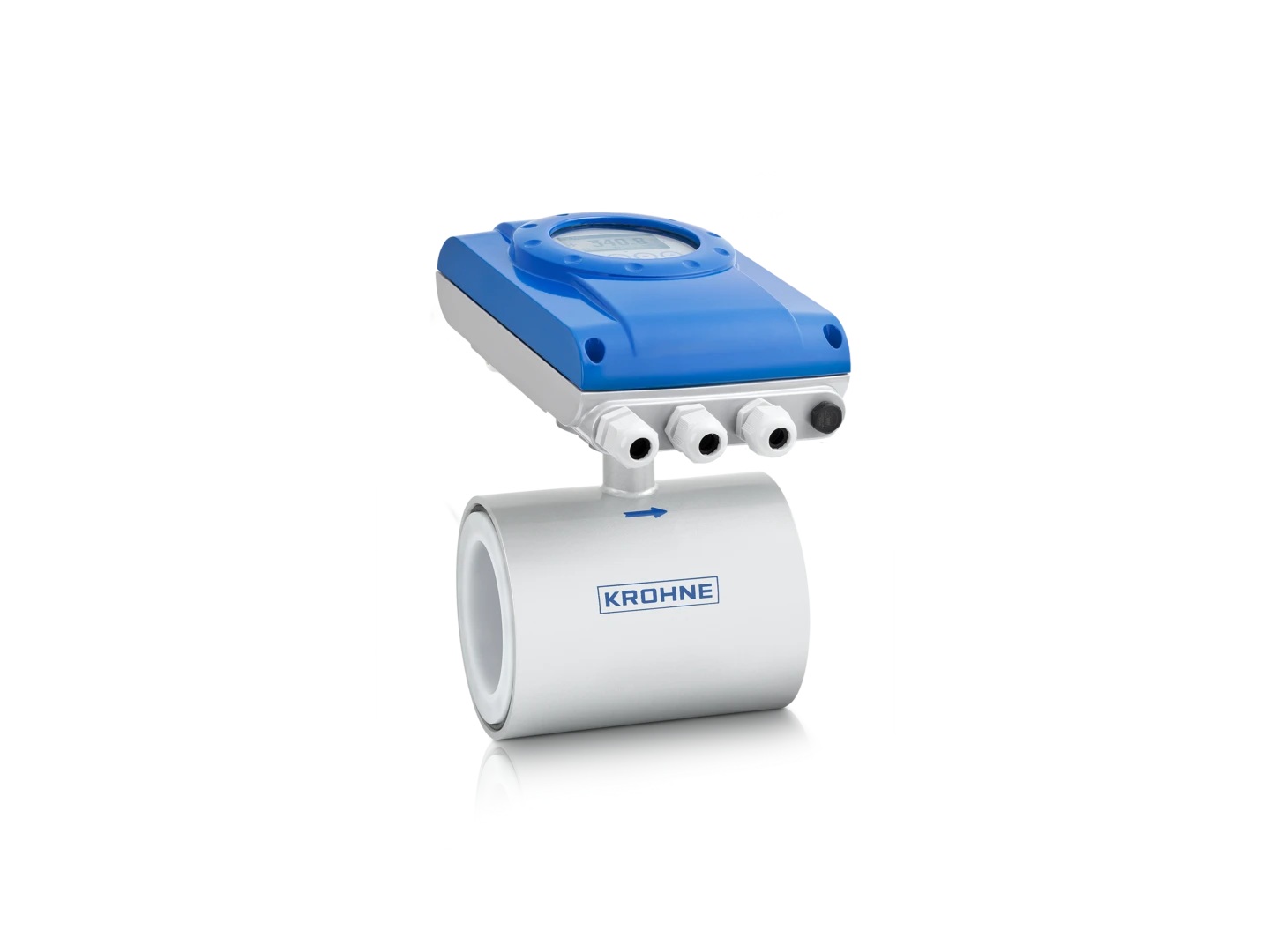 Caudalímetro electromagnético OPTIFLUX 1050 de brida DN10 ASME Cl 300